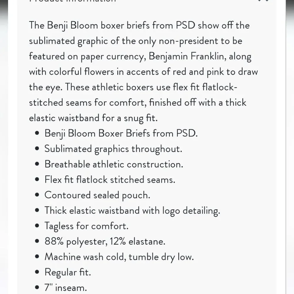 PSD Benji Bloom Boxer Brief